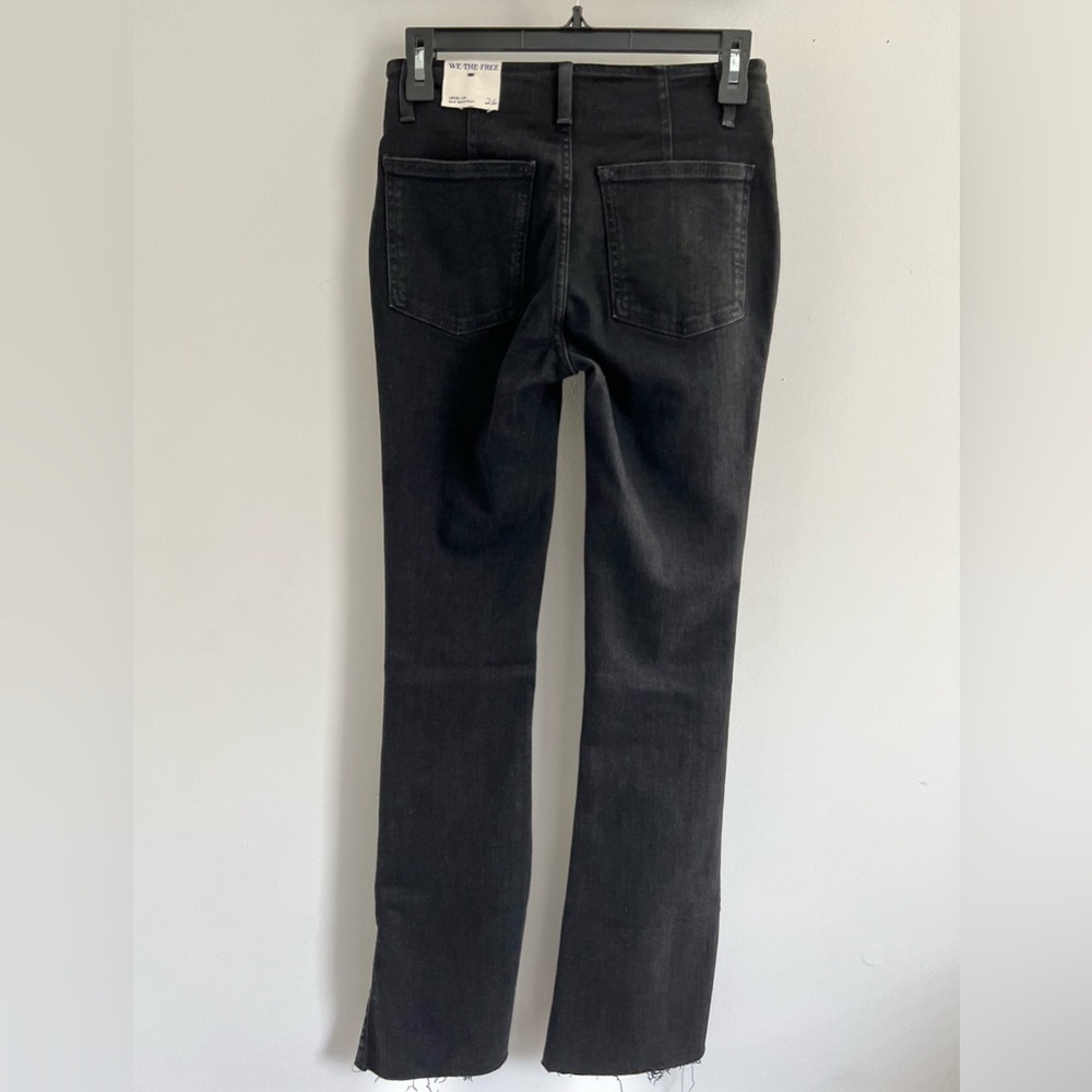 š»šFREE PEOPLE We The Free Level Up Slit Bootcut-Black-Size 28 & 30 - Picture 10 of 10